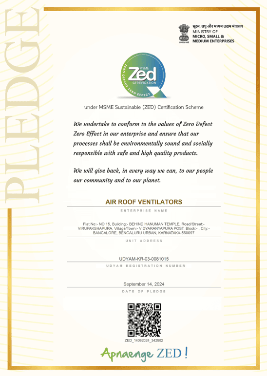 MSME Sustainable (Zed) certification